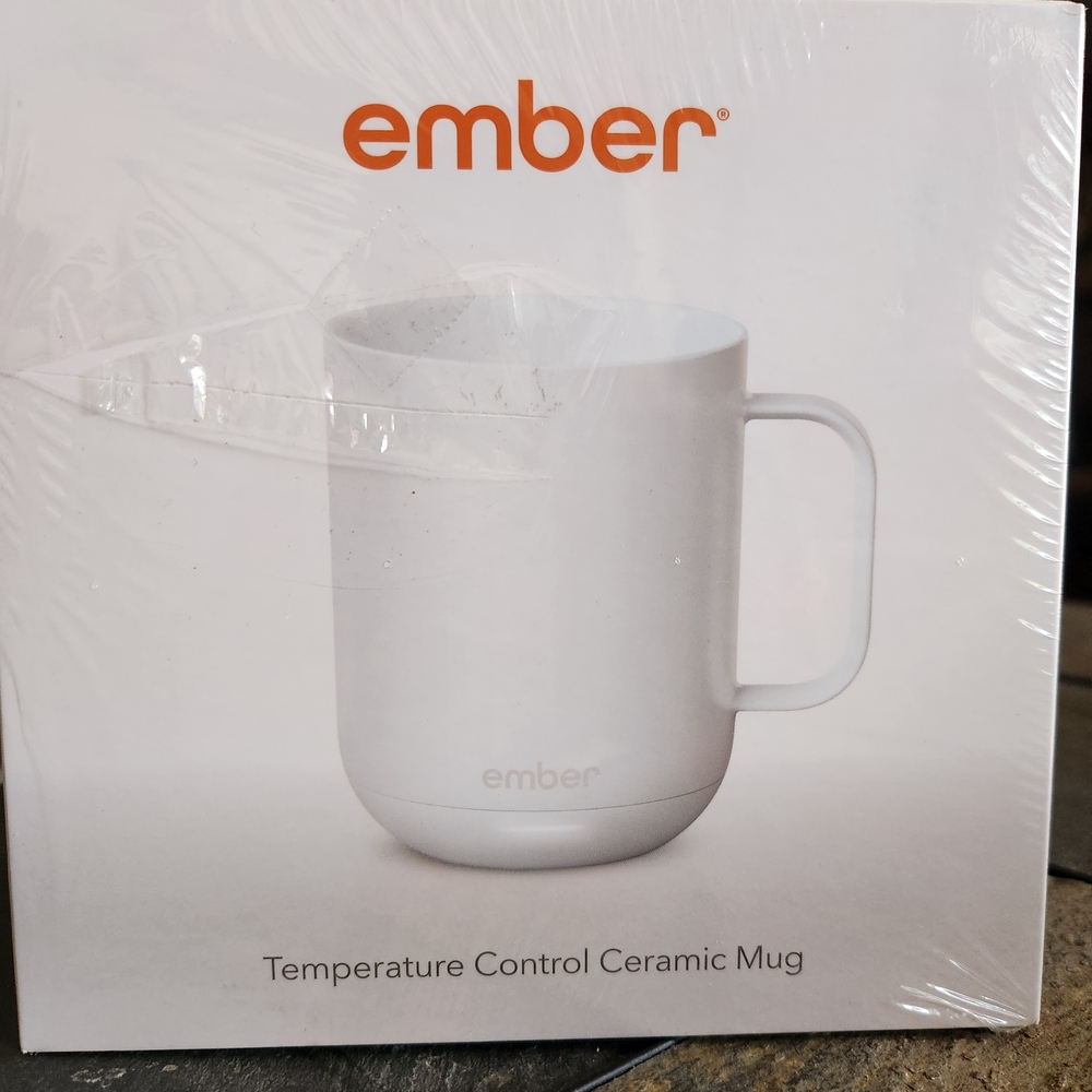 Ember White Temperature Control Ceramic Mug